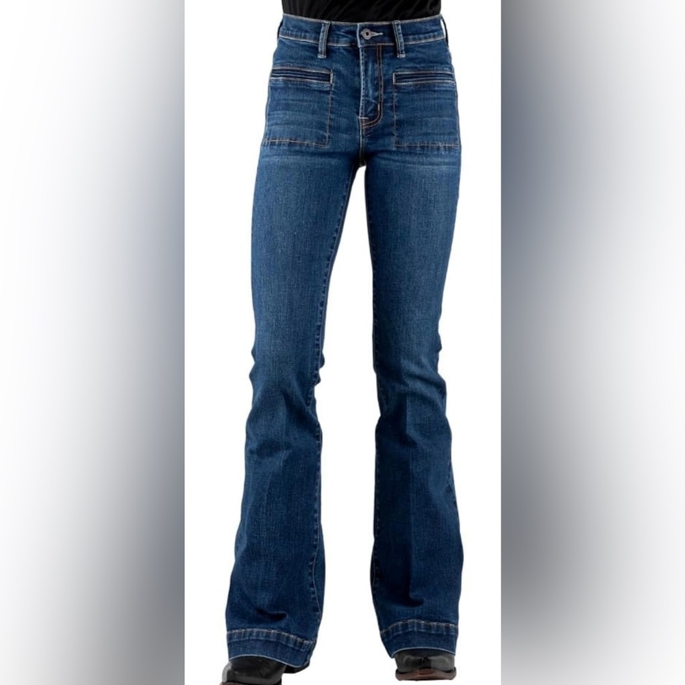 BNWT Stetson High Rise Flare Jean 2 XLong